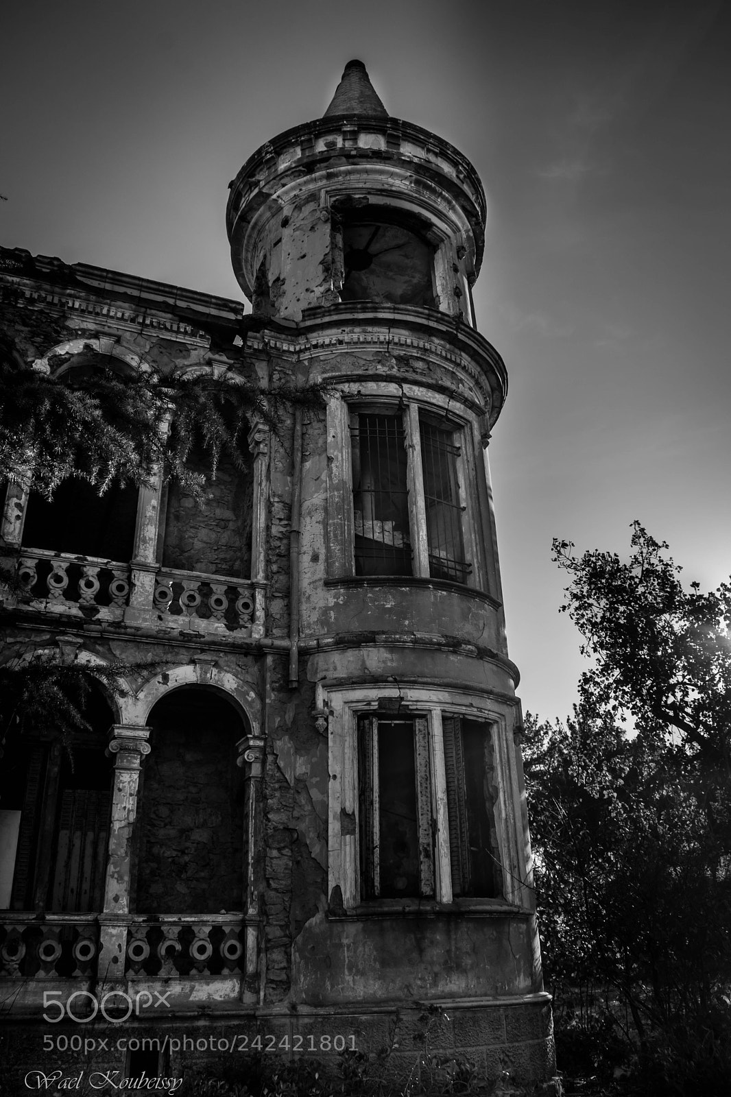 Nikon D5500 sample photo. The abandoned villa photography