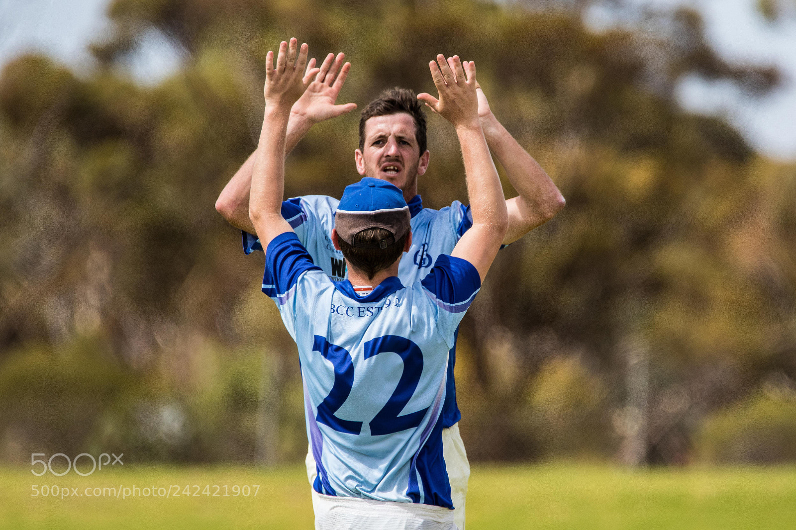 Canon EOS 7D Mark II sample photo. Wicket celebration photography