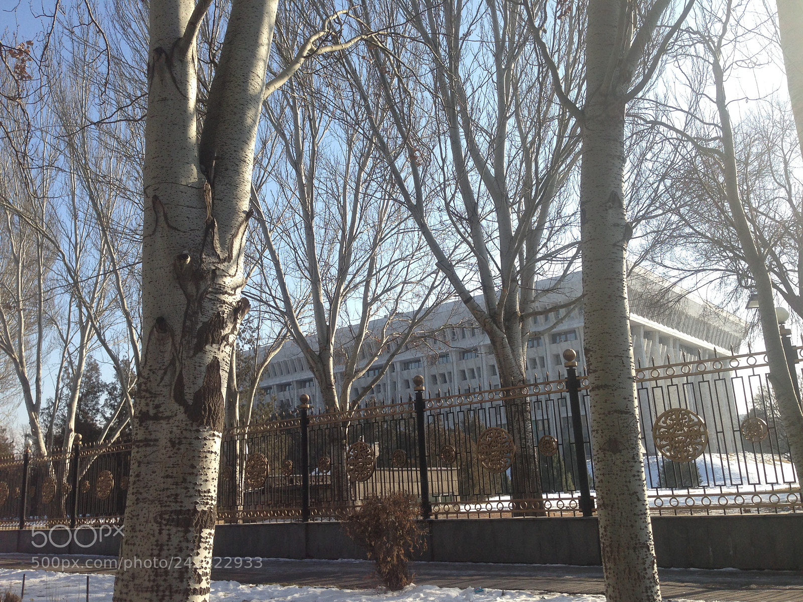 Apple iPhone 5 sample photo. The white house, bishkek photography