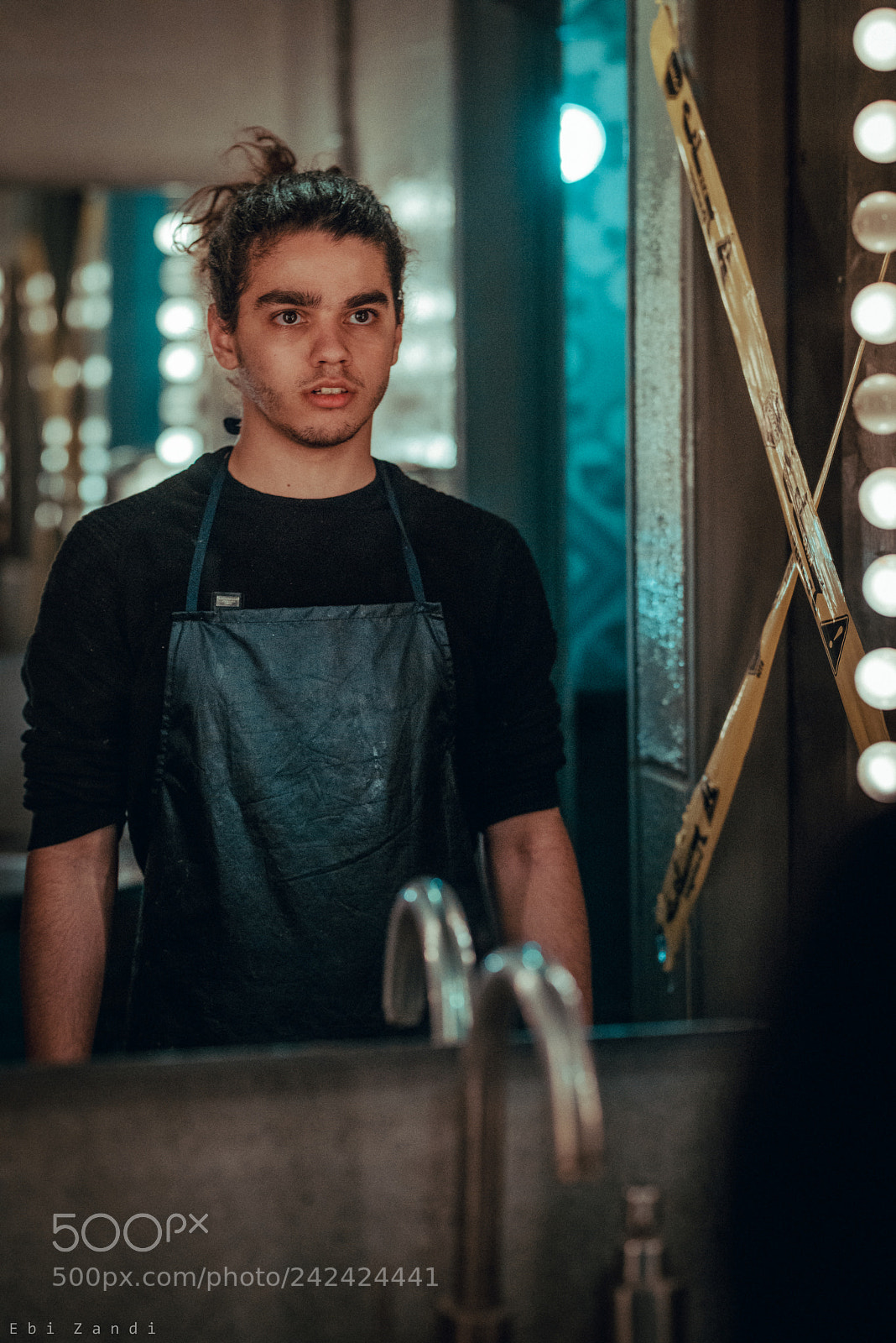 Nikon D810 sample photo. Cafe boy photography
