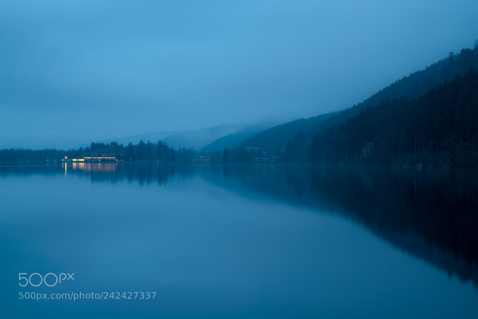 Sony a7S II sample photo. Titisee mirror photography