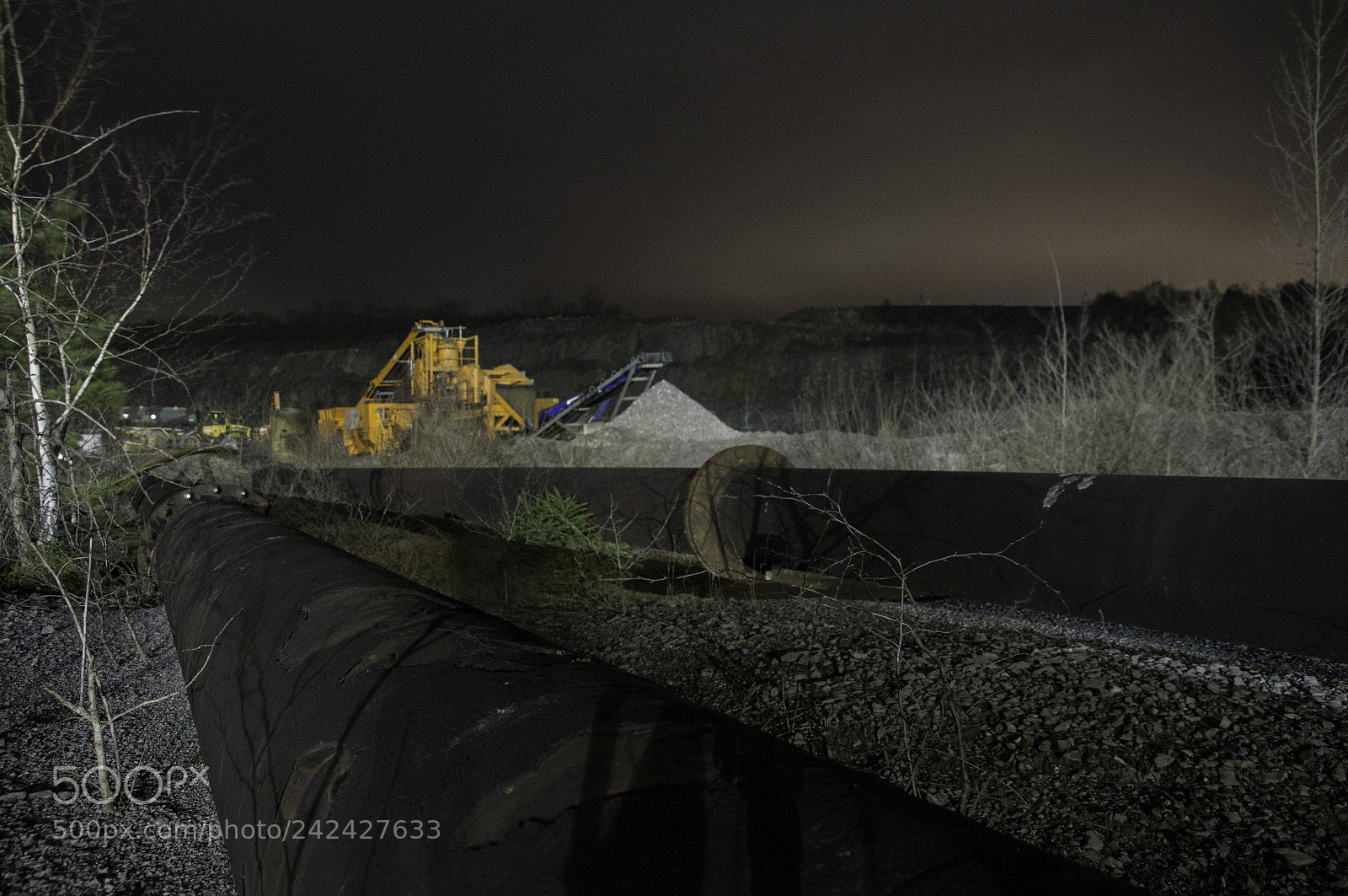 Sony SLT-A57 sample photo. Machines at night photography