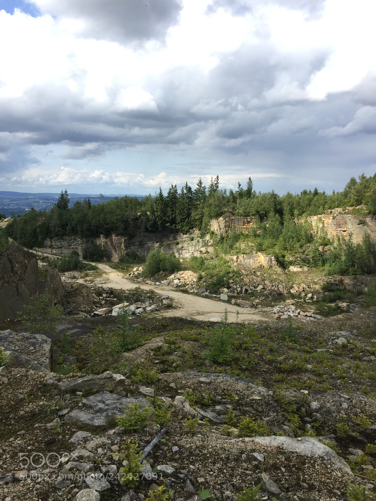 Apple iPhone 6 sample photo. Steinbruch im fichtelgebirge photography