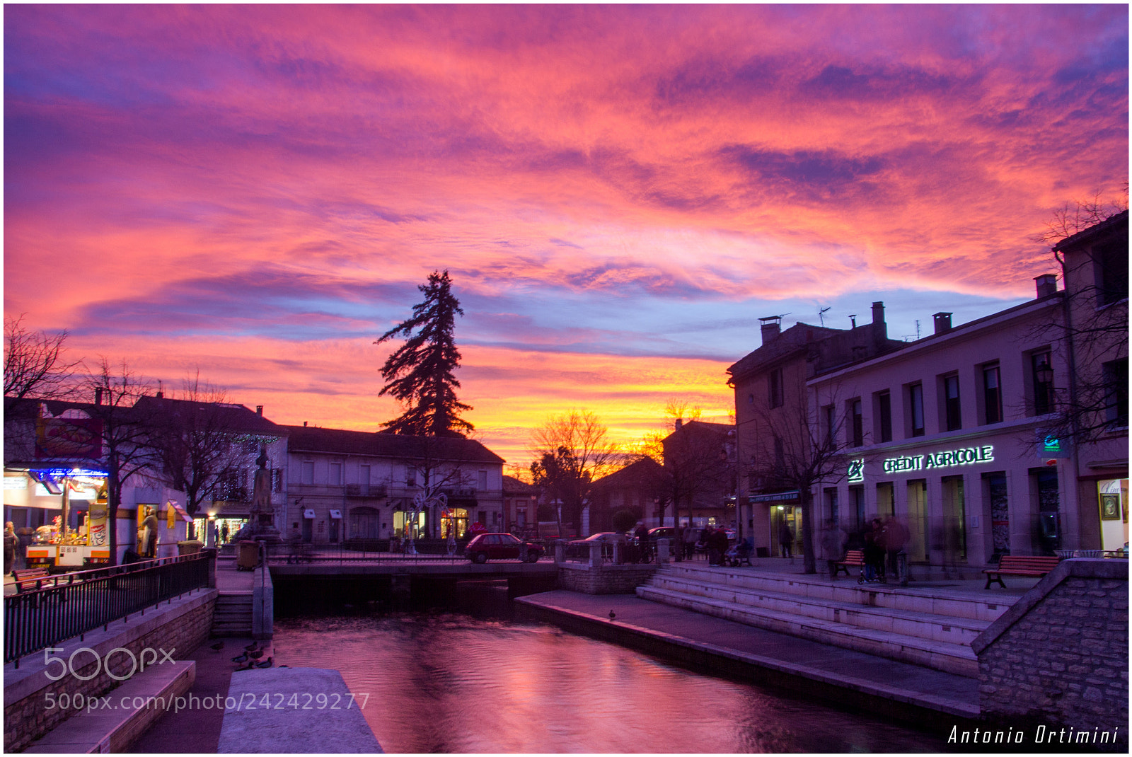 Canon EOS 550D (EOS Rebel T2i / EOS Kiss X4) sample photo. Citysunset on la sorgue photography