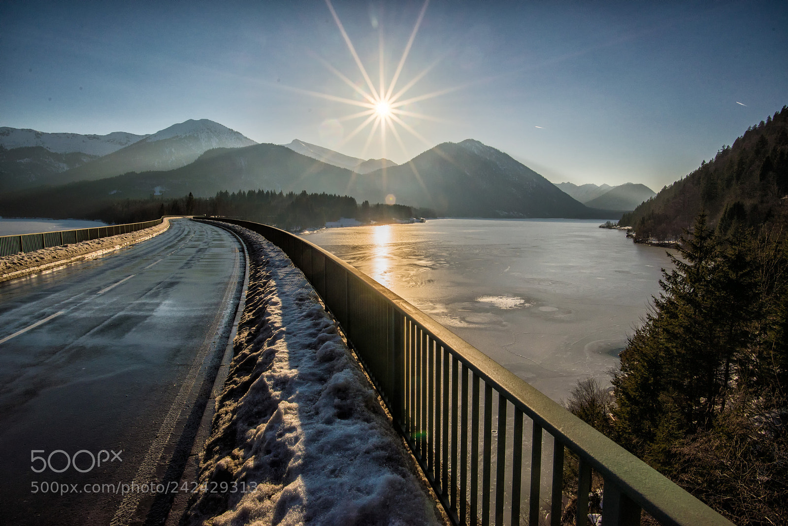 Nikon D600 sample photo. Sylvensteinspeicher sun photography