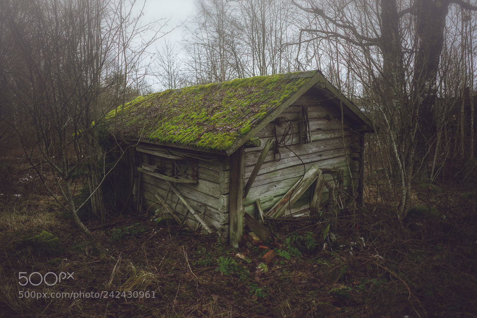 Sony a7R sample photo. Abandoned cabin photography