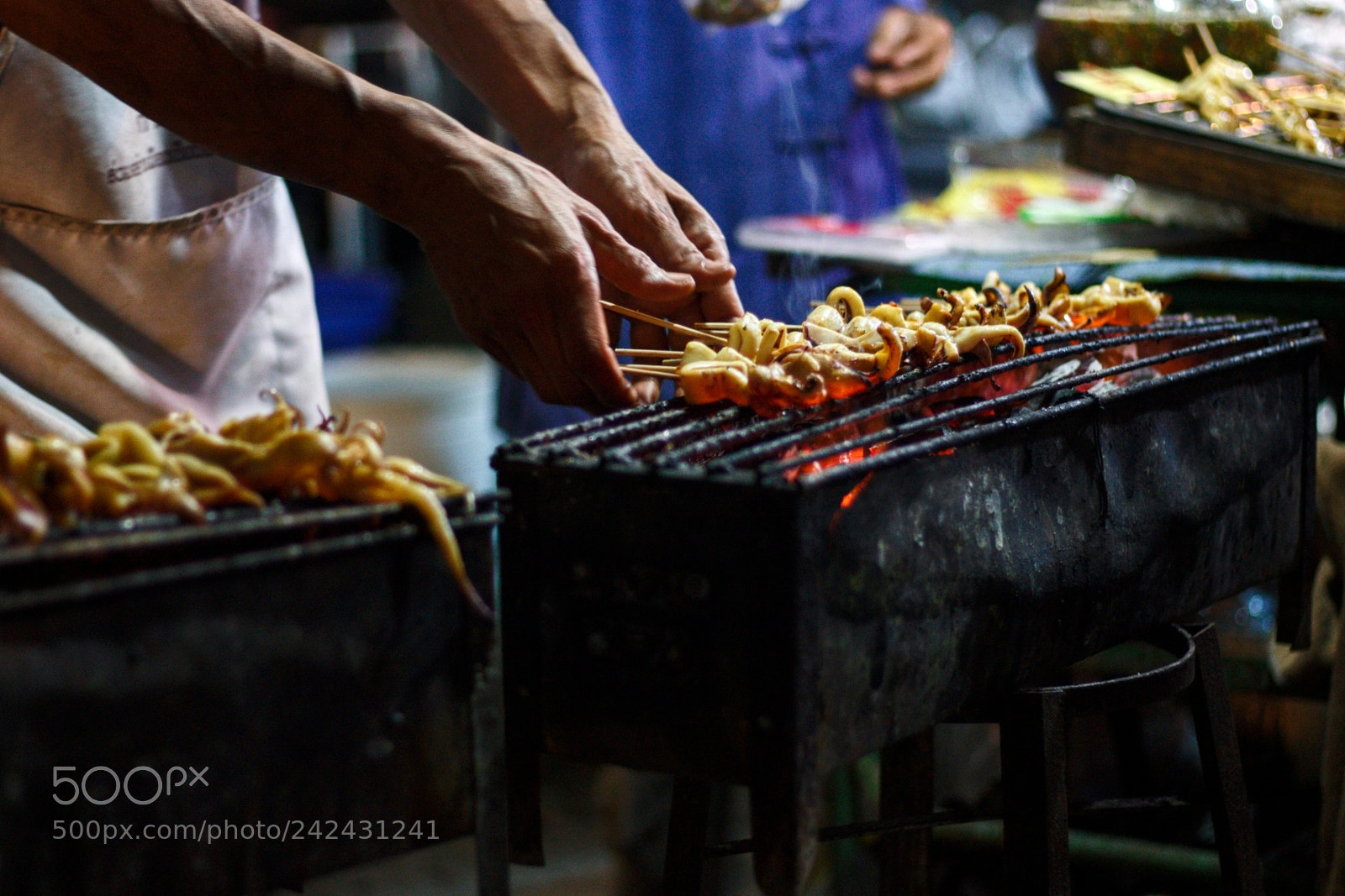 Canon EOS 1100D (EOS Rebel T3 / EOS Kiss X50) sample photo. Street seafood photography