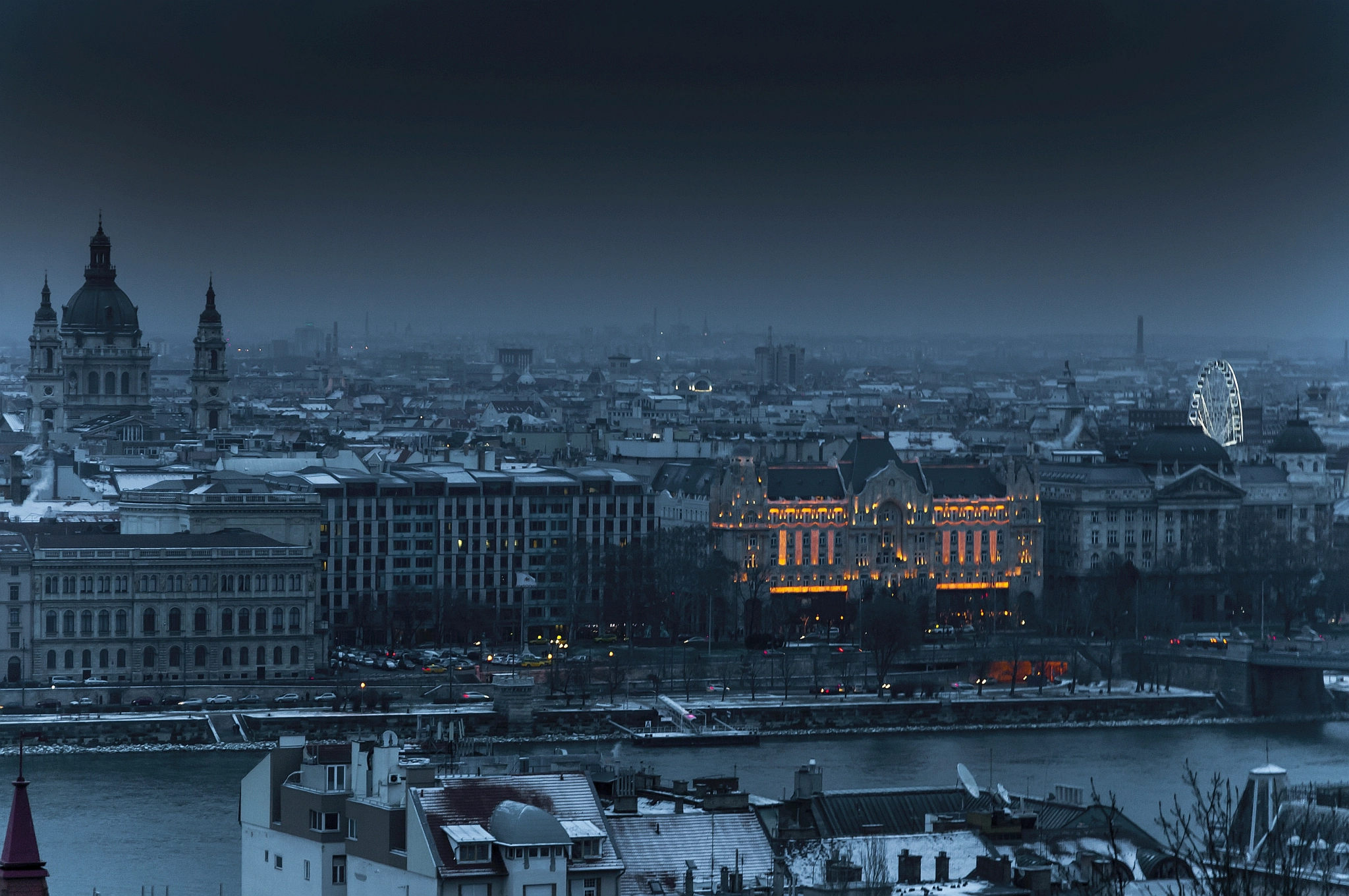 Nikon D300S sample photo. Night falls ... - budapest (6) photography