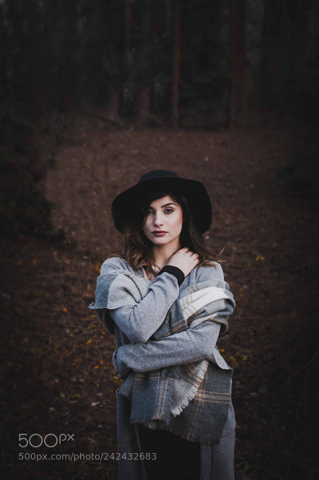 Nikon D7100 sample photo. Portrait in the forest photography
