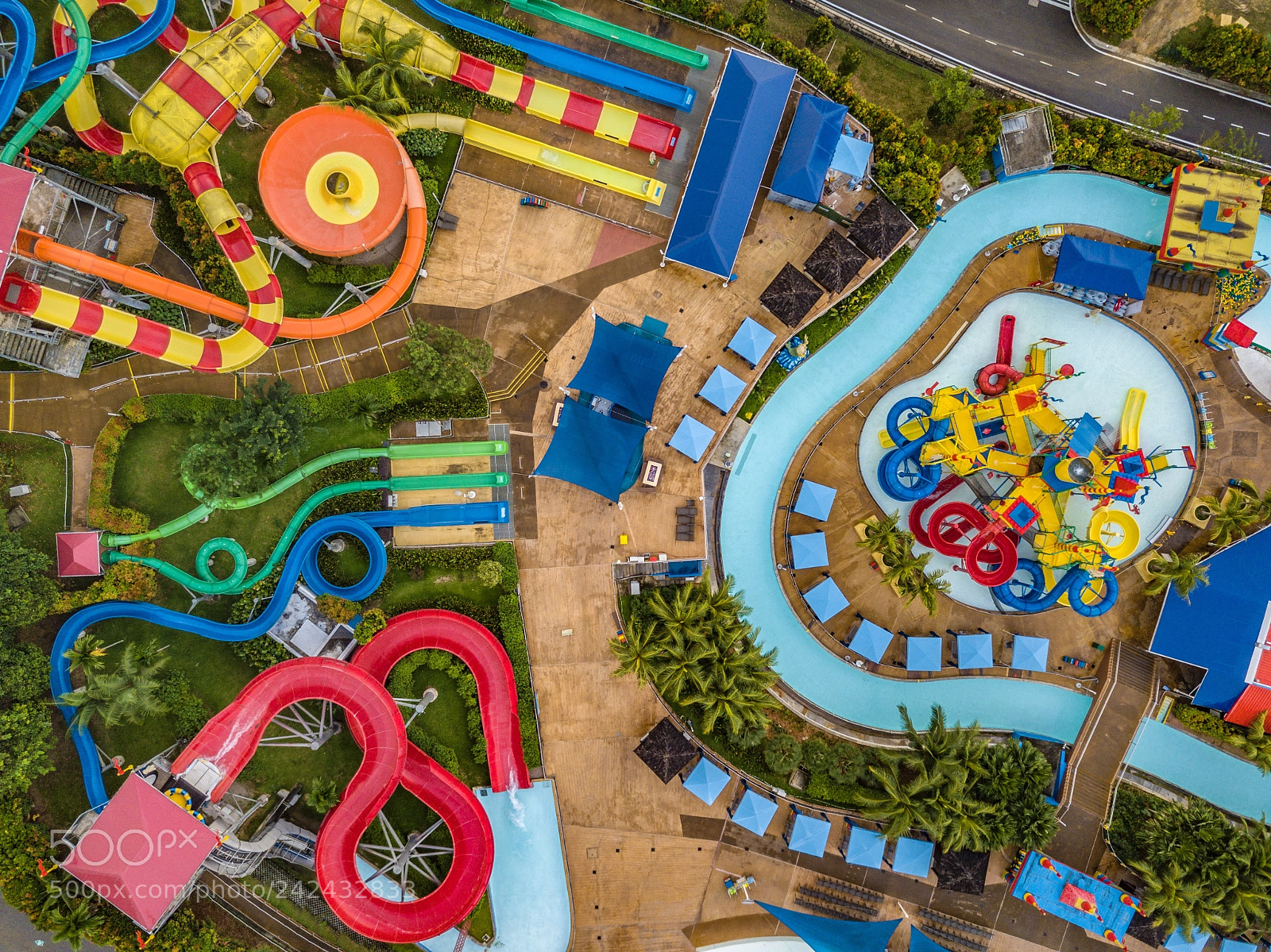 DJI FC220 sample photo. Legoland malaysia from above photography