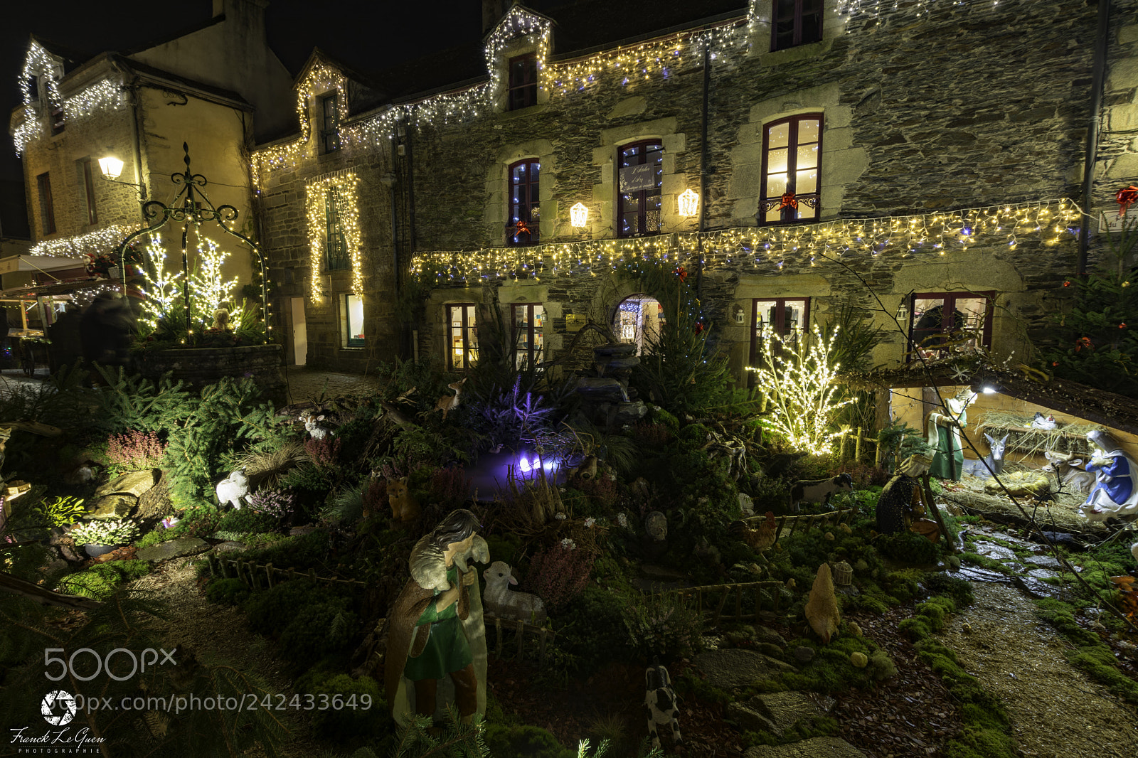 Nikon D7100 sample photo. Rochefort-en-terre christmas illumination - 6 photography