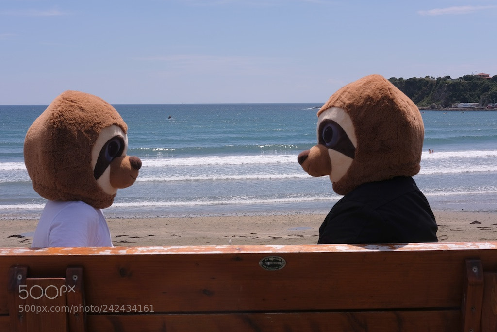 Fujifilm X-T2 sample photo. Sloths on beach holiday photography