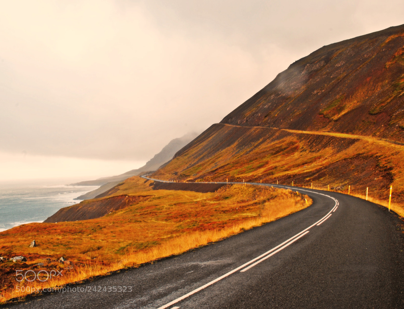Nikon D3000 sample photo. Icelandic roads photography