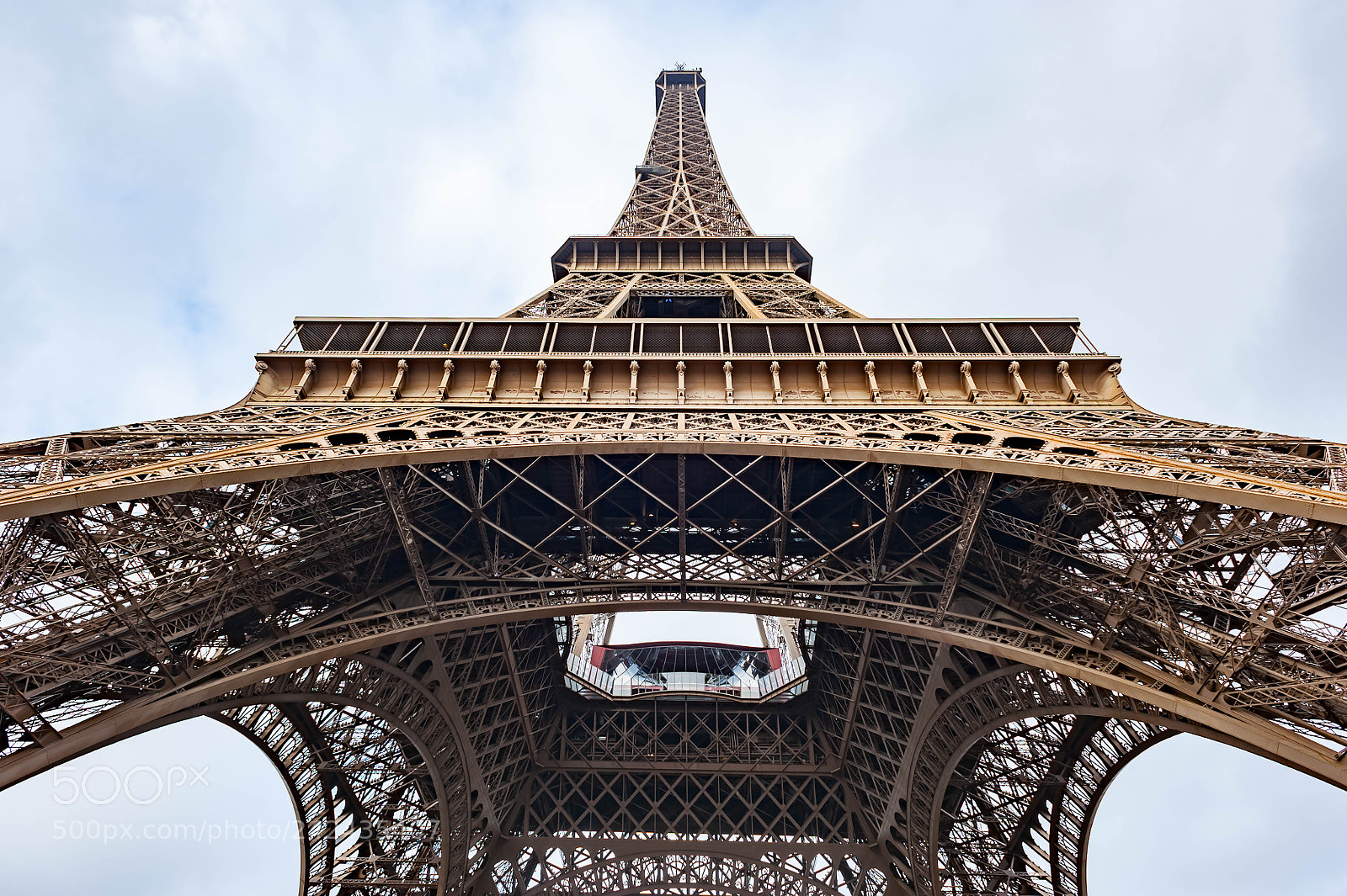 Nikon D700 sample photo. Eiffel tower low wide photography