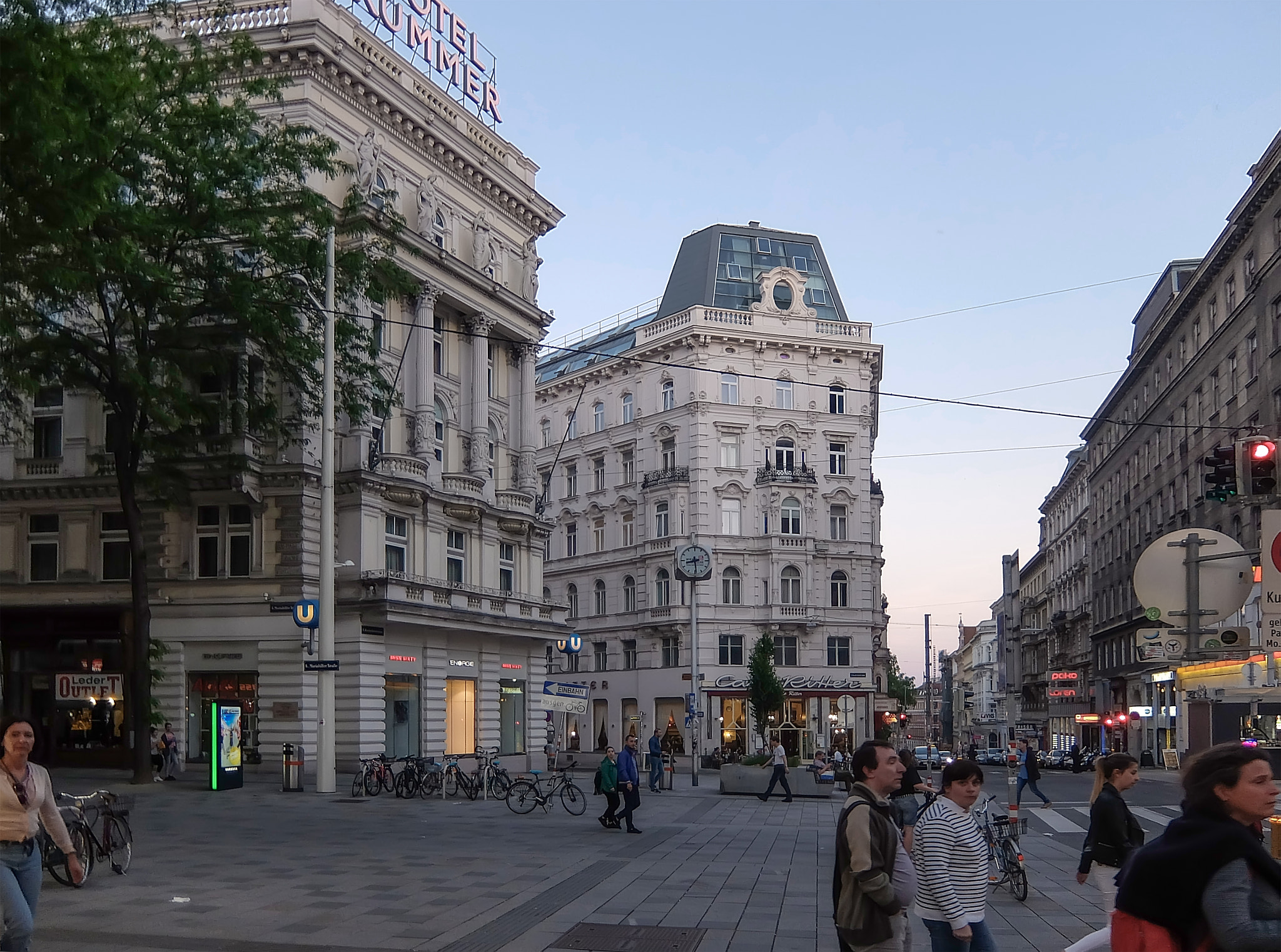 Fujifilm XQ1 sample photo. A street of vienna. photography