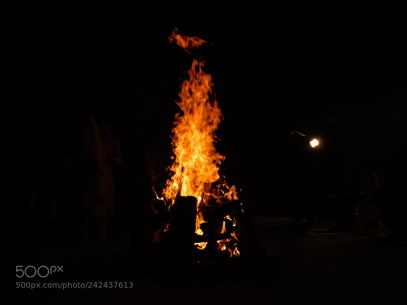 Nikon Coolpix B500 sample photo. Bonfire on lohri photography