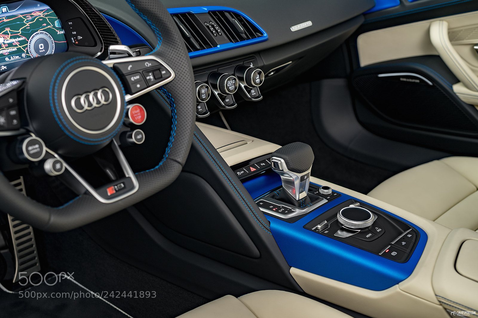 Sony a7 II sample photo. Audi r8 spyder v10 photography