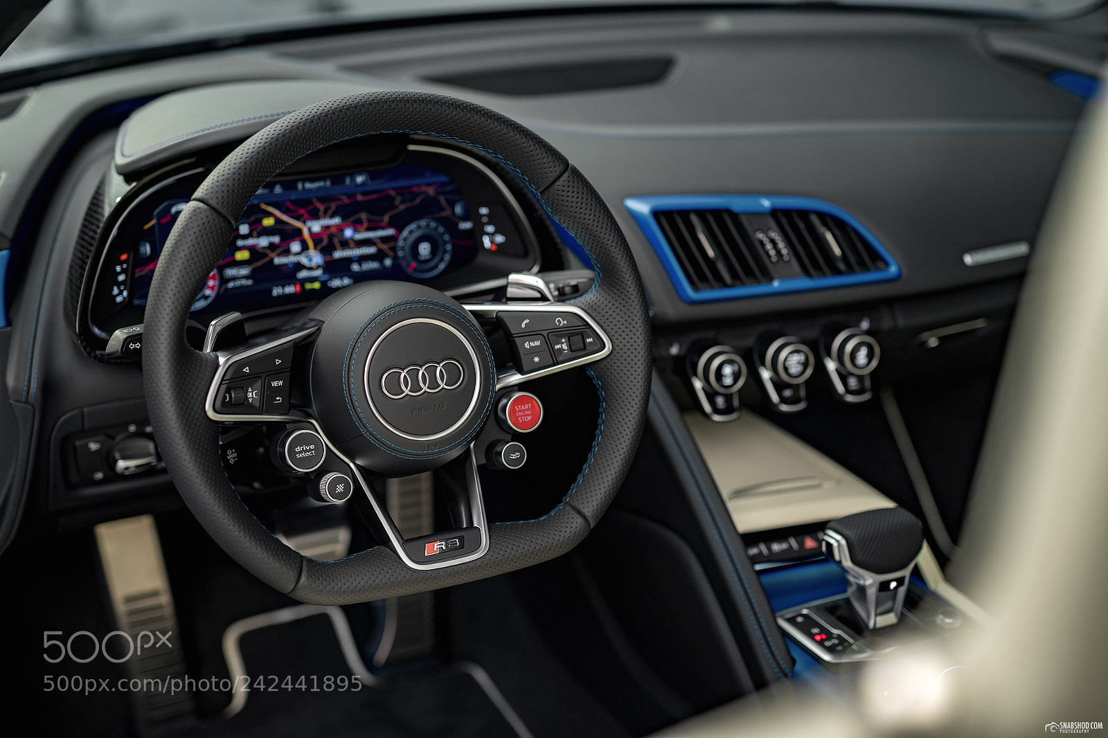Sony a7 II sample photo. Audi r8 spyder v10 photography