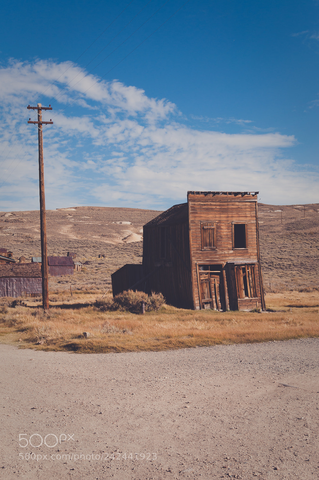 Nikon D90 sample photo. Old building in bodie photography