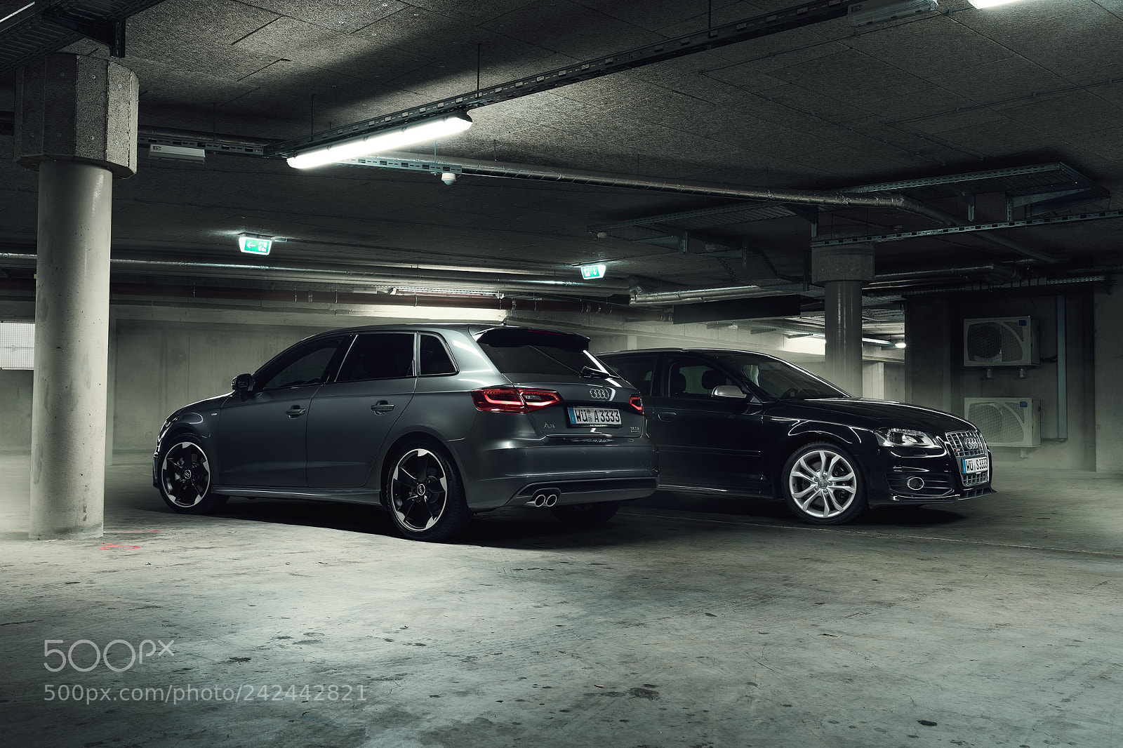 Sony a7 II sample photo. Audi a3 s3 in photography