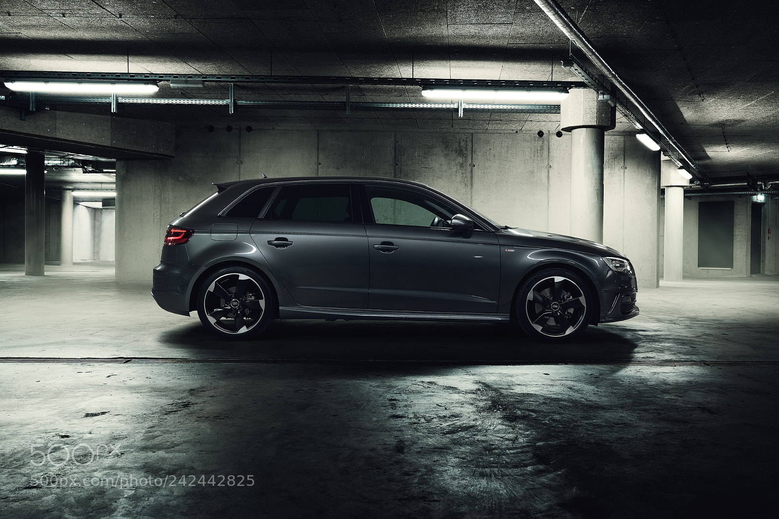Sony a7 II sample photo. Audi a3 s3 in photography