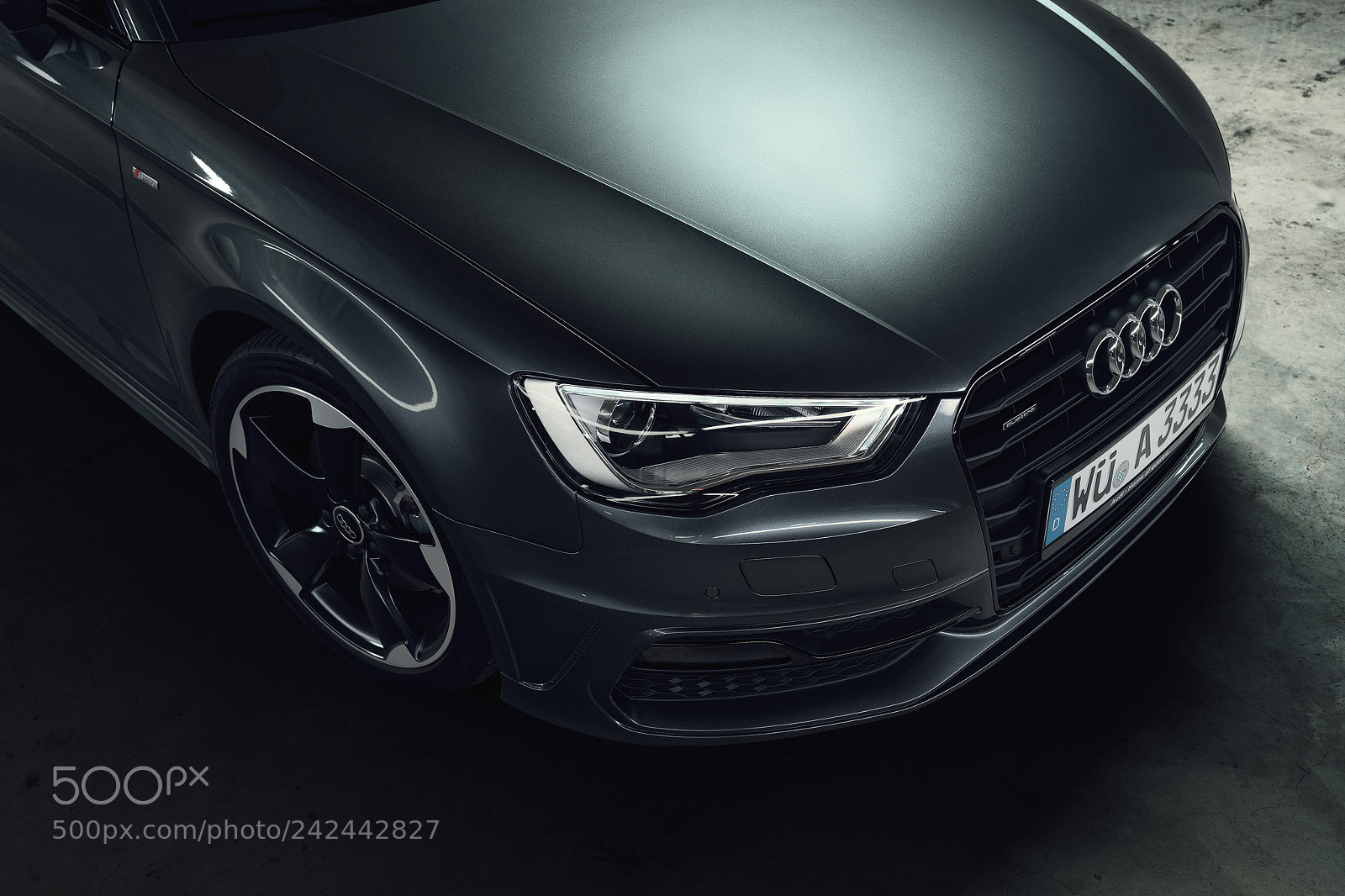 Sony a7 II sample photo. Audi a3 s3 in photography