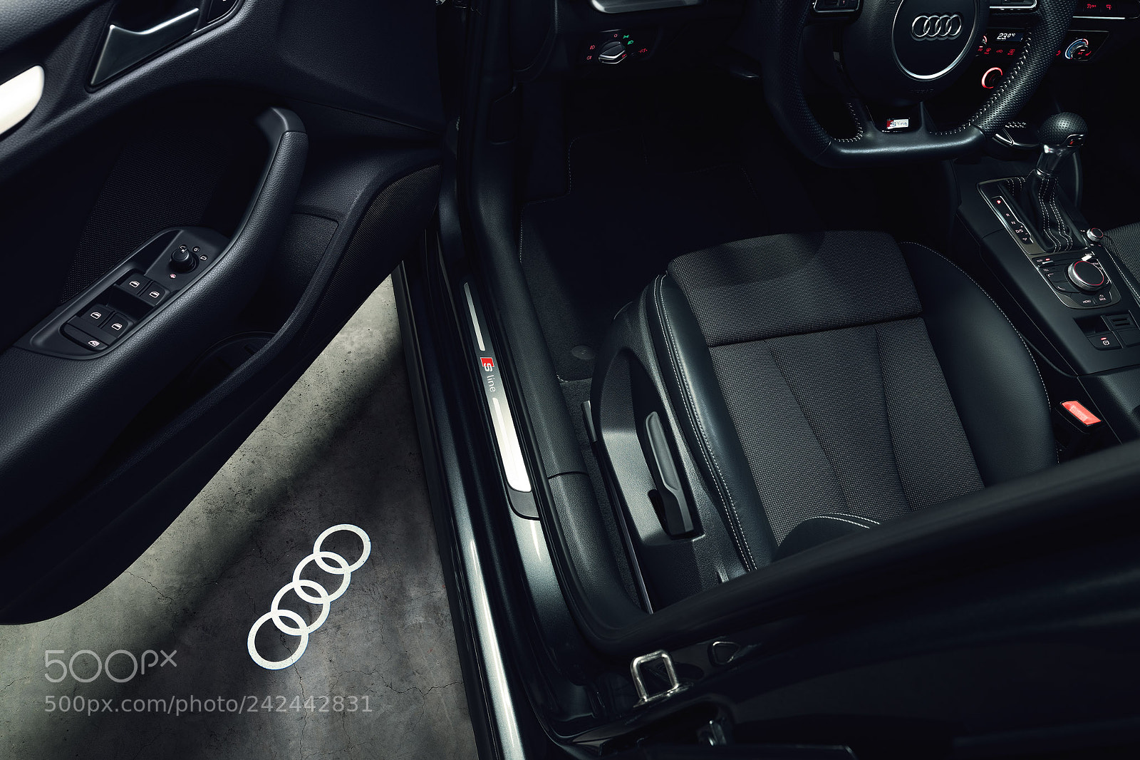 Sony a7 II sample photo. Audi a3 s3 in photography