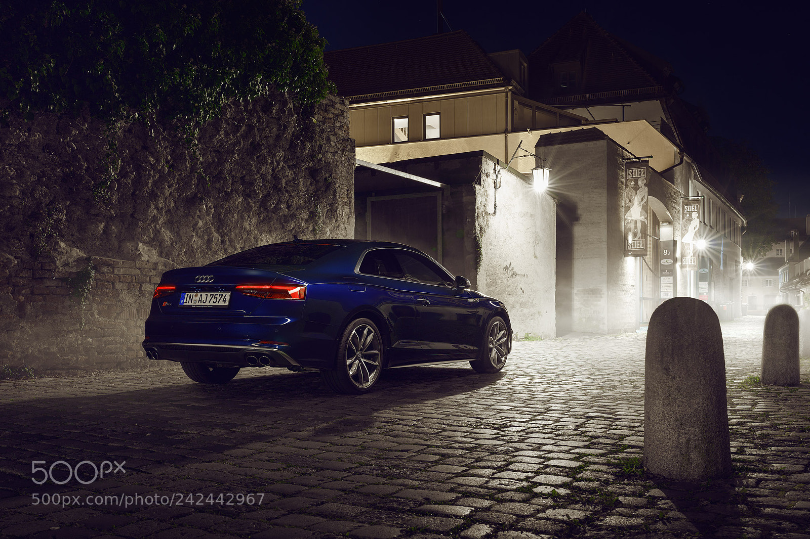Sony a7 II sample photo. Audi s5 coupe photography