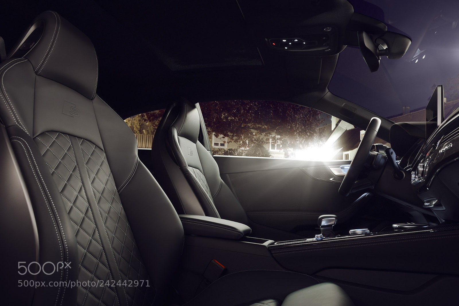 Sony a7 II sample photo. Audi s5 coupe photography