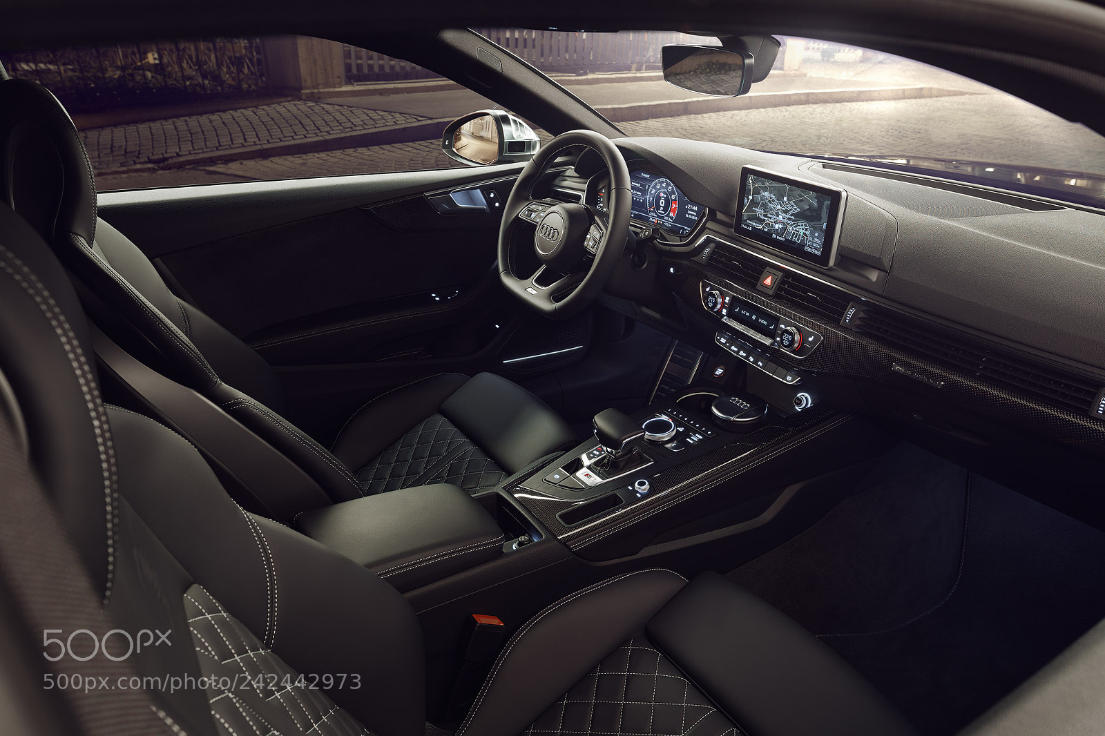 Sony a7 II sample photo. Audi s5 coupe photography