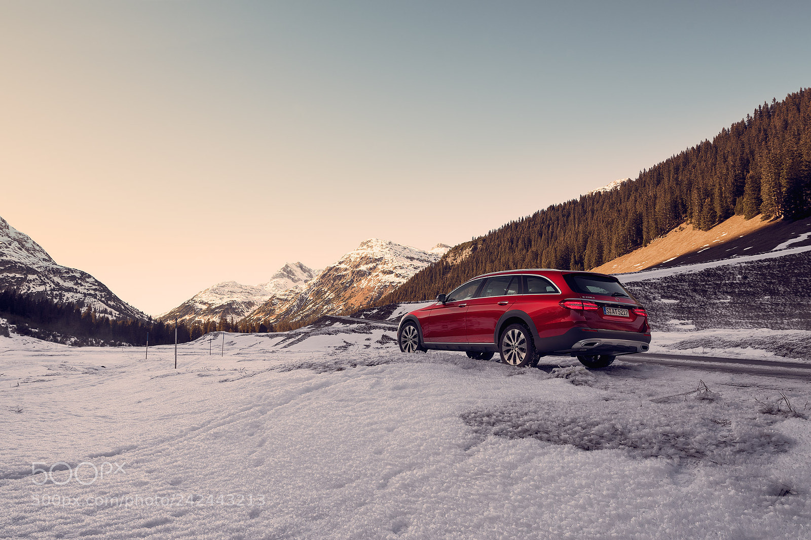 Sony a7 II sample photo. Mercedes-benz e 220d all-terrain photography