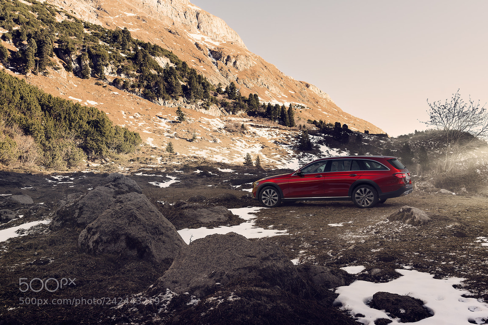 Sony a7 II sample photo. Mercedes-benz e 220d all-terrain photography