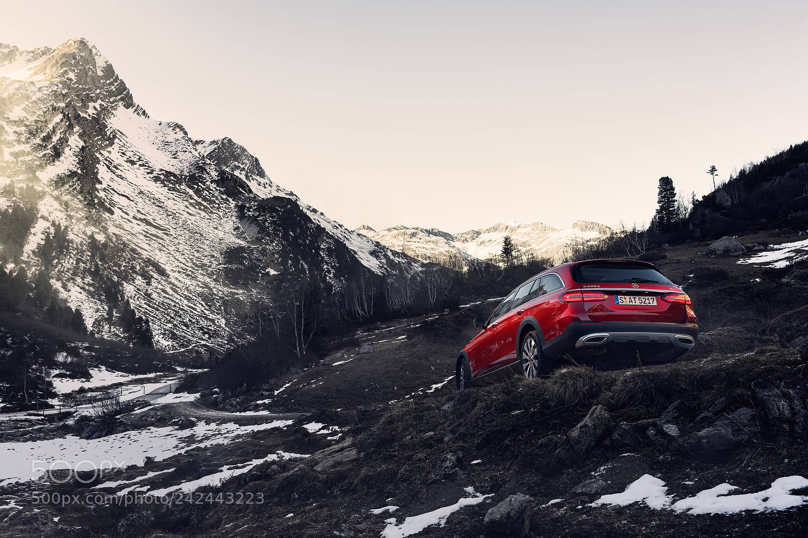 Sony a7 II sample photo. Mercedes-benz e 220d all-terrain photography