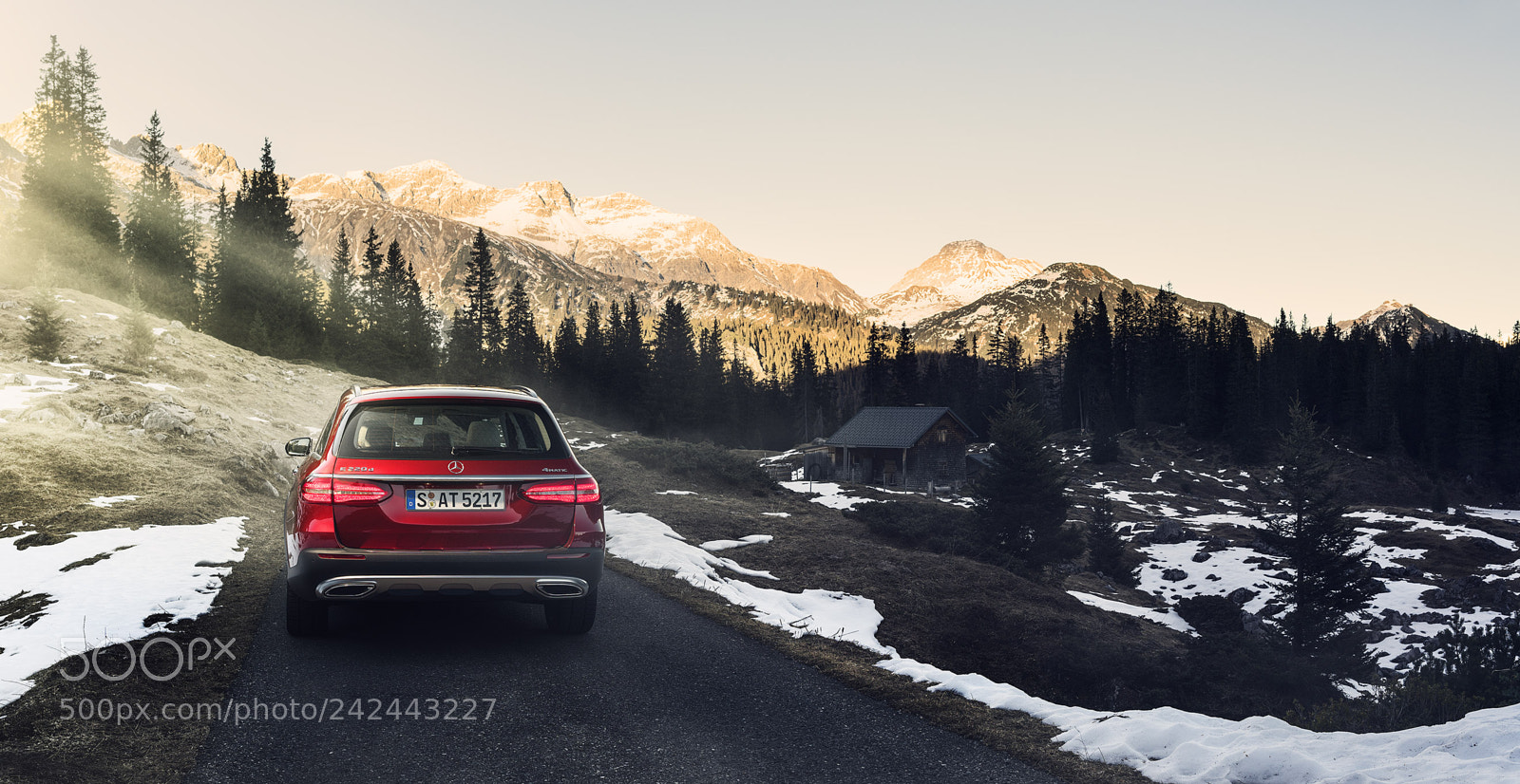 Sony a7 II sample photo. Mercedes-benz e 220d all-terrain photography
