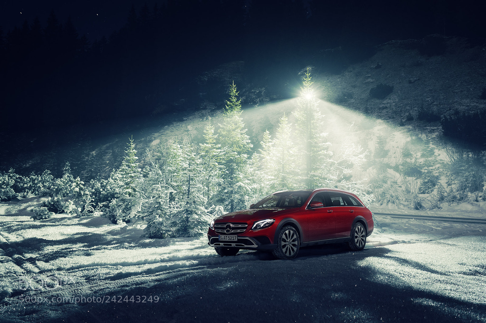 Sony a7 II sample photo. Mercedes-benz e 220d all-terrain photography