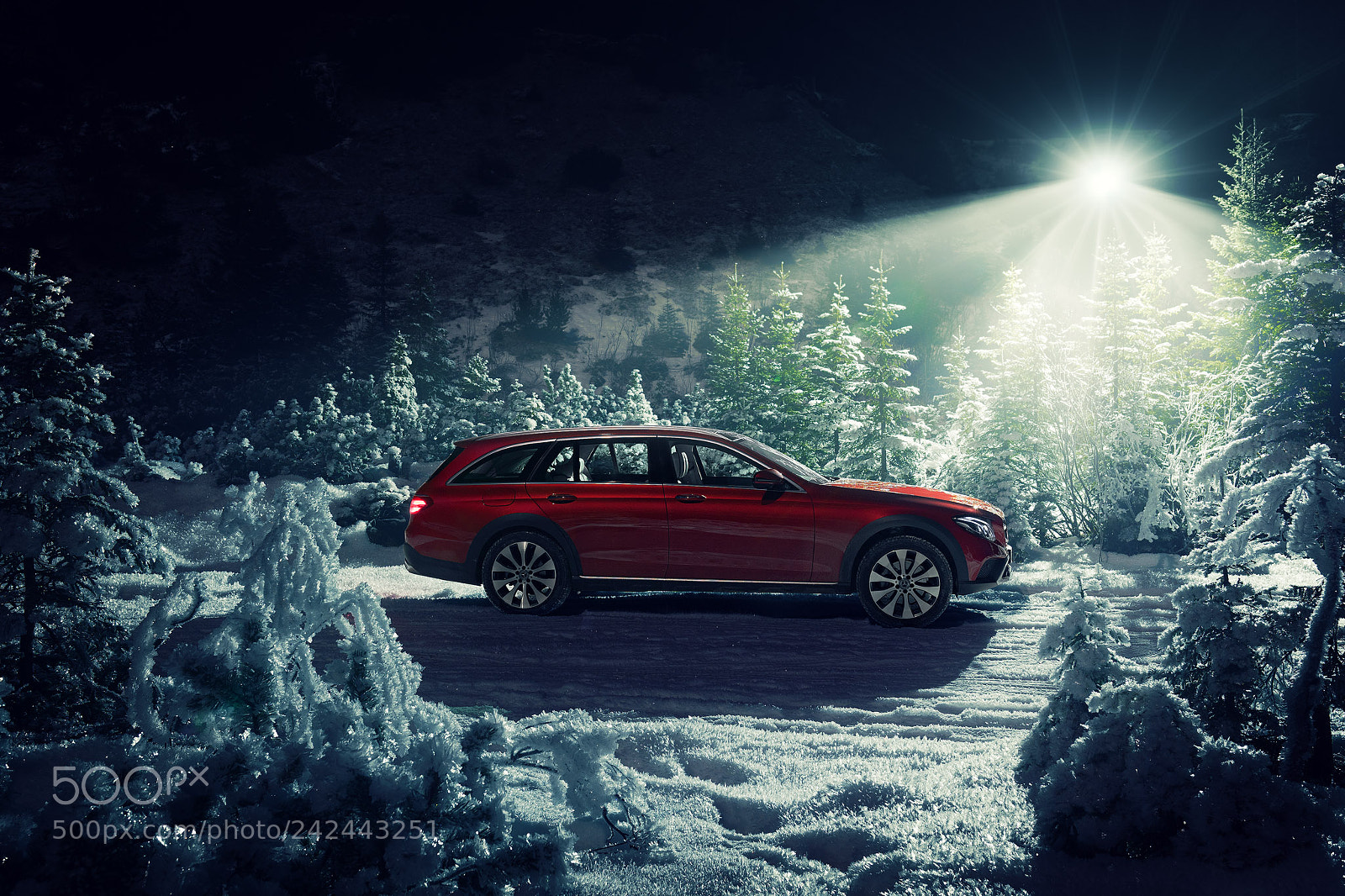 Sony a7 II sample photo. Mercedes-benz e 220d all-terrain photography