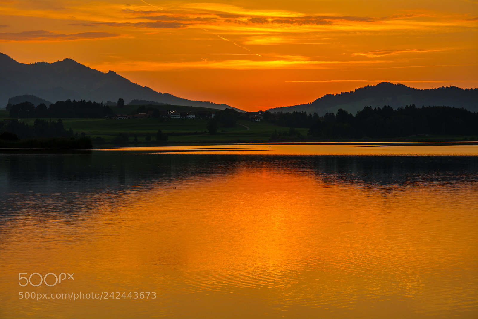 Nikon D7100 sample photo. An orange sunset photography