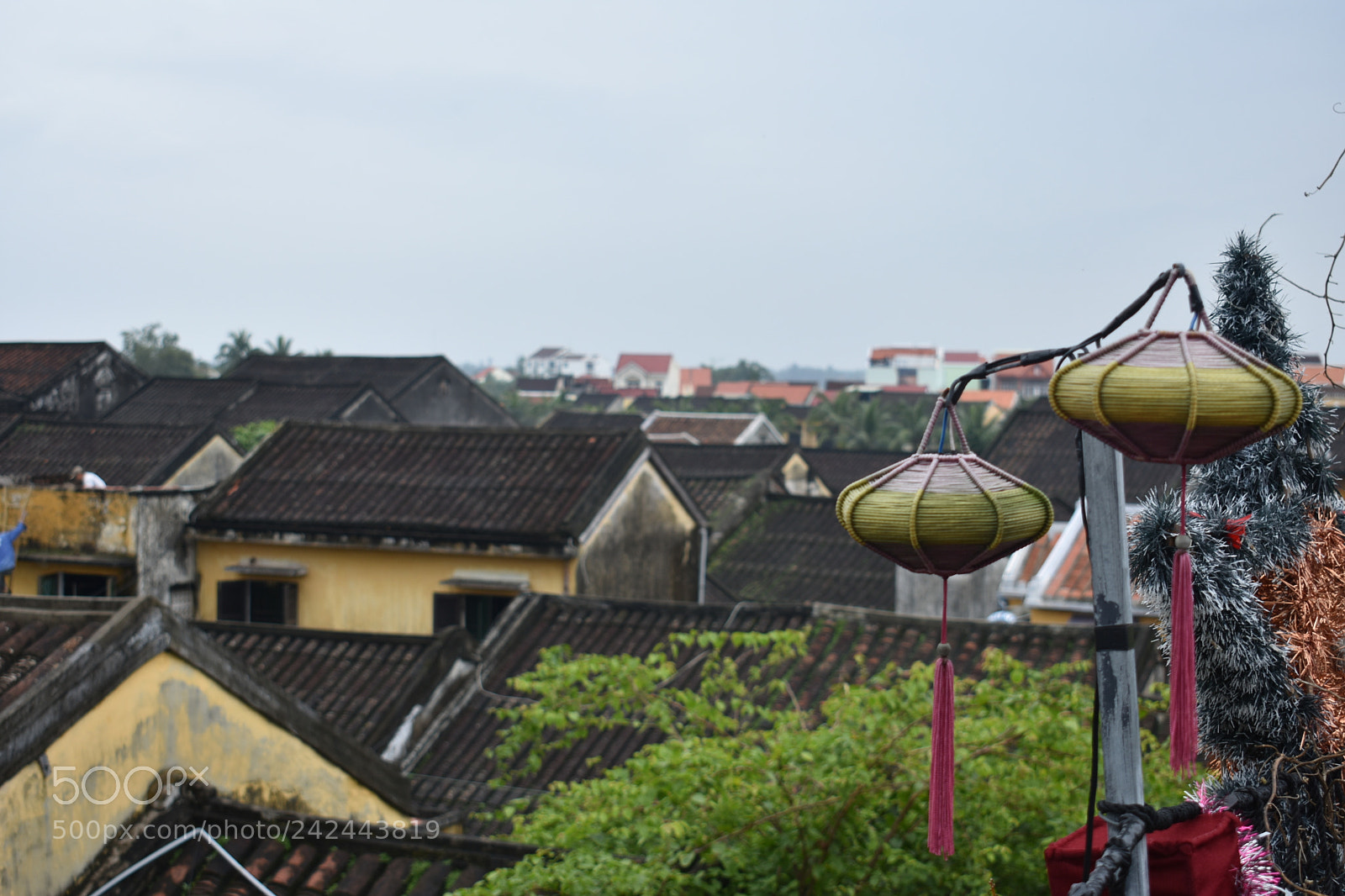 Nikon D3400 sample photo. Hoi an roofs photography