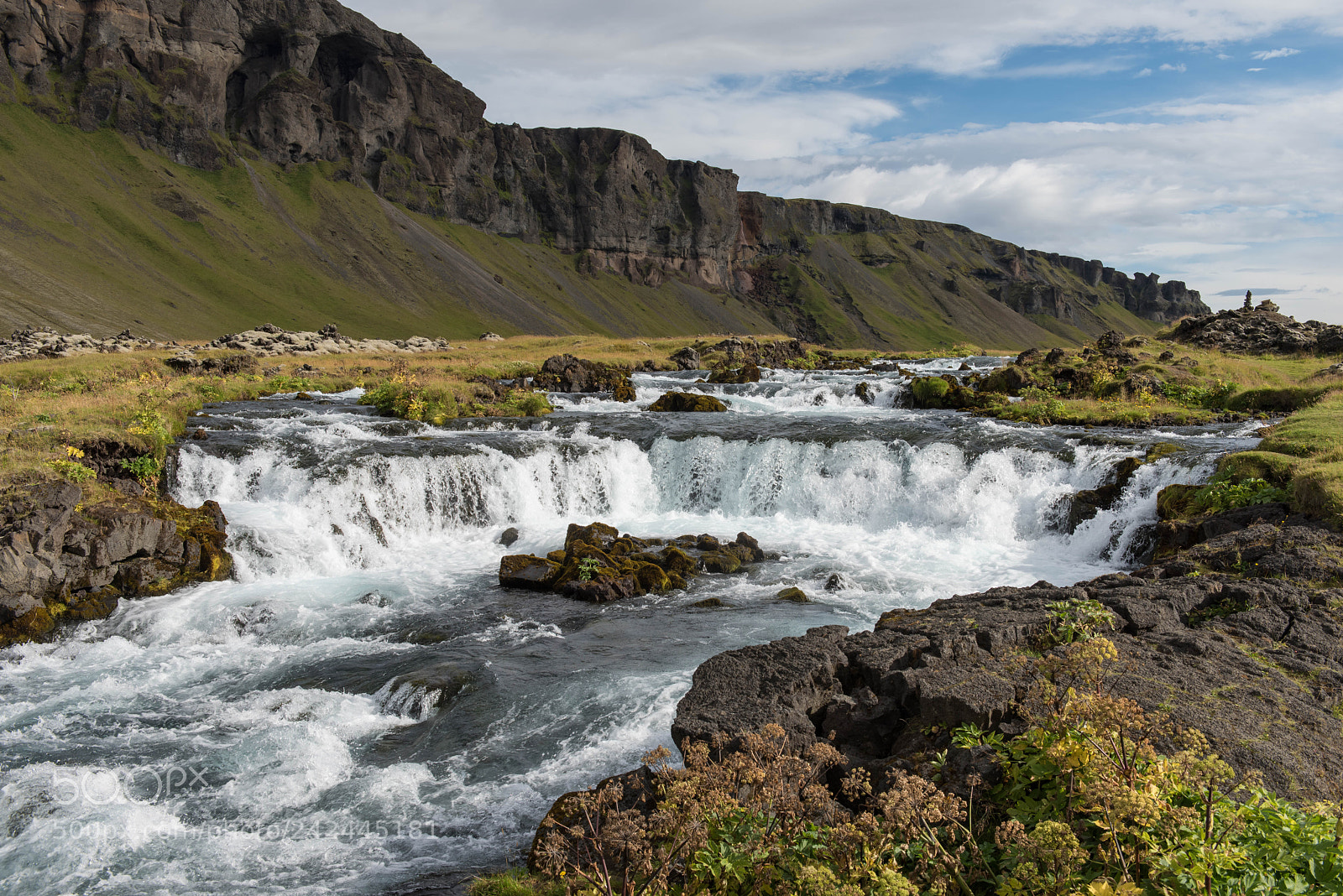 Nikon D810 sample photo. Ring road waterfall photography