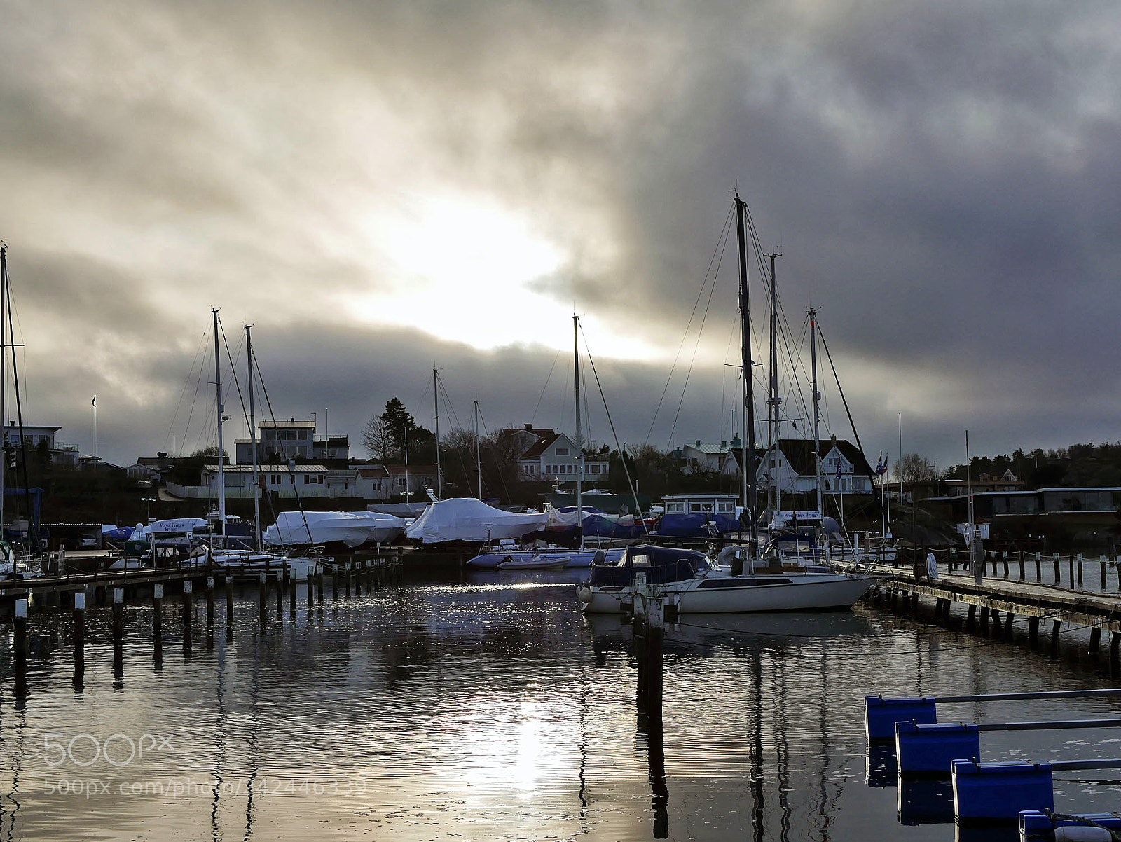 Panasonic Lumix DMC-G7 sample photo. Winter time marina photography