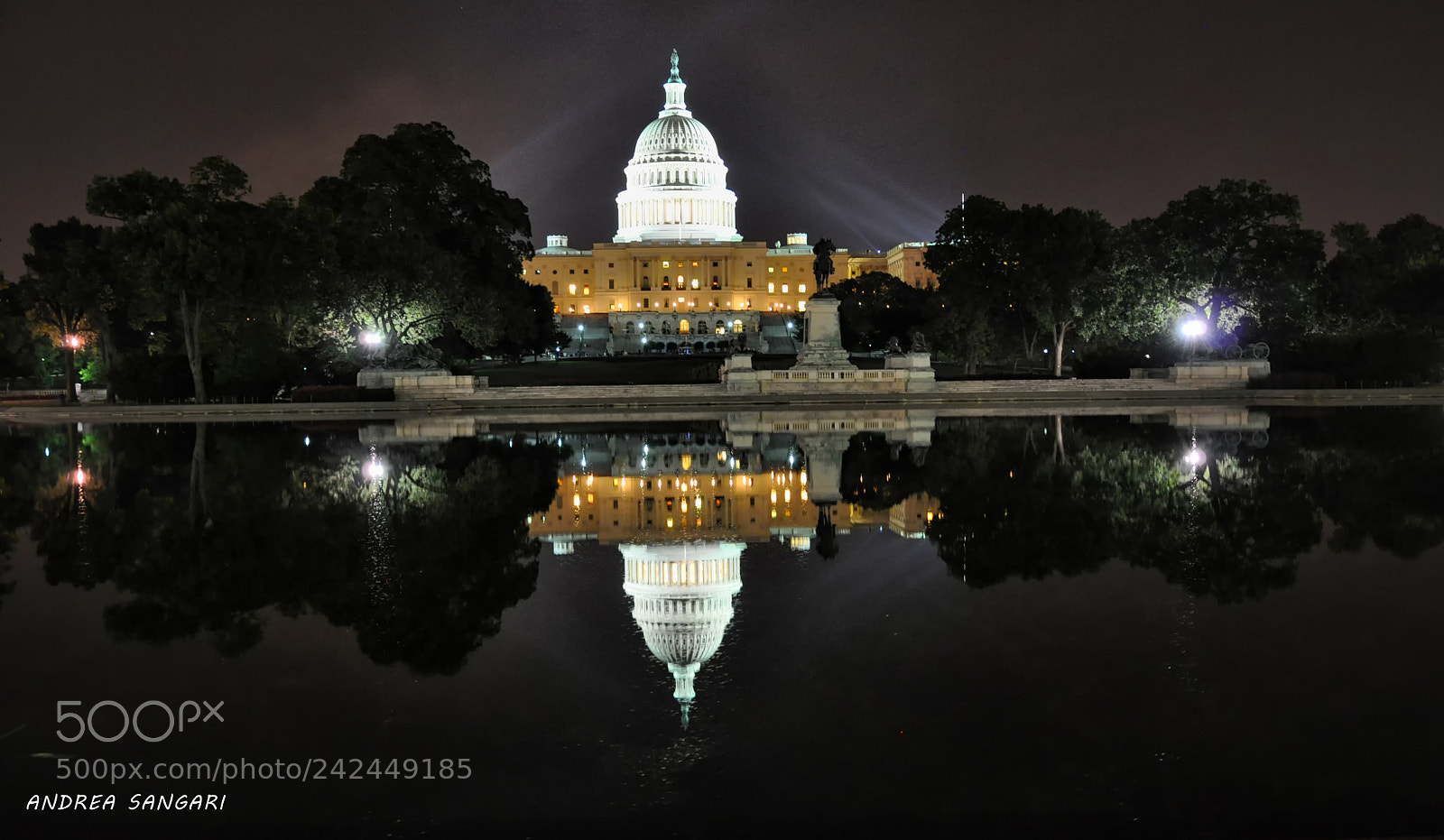 Nikon D5000 sample photo. Washington by night photography