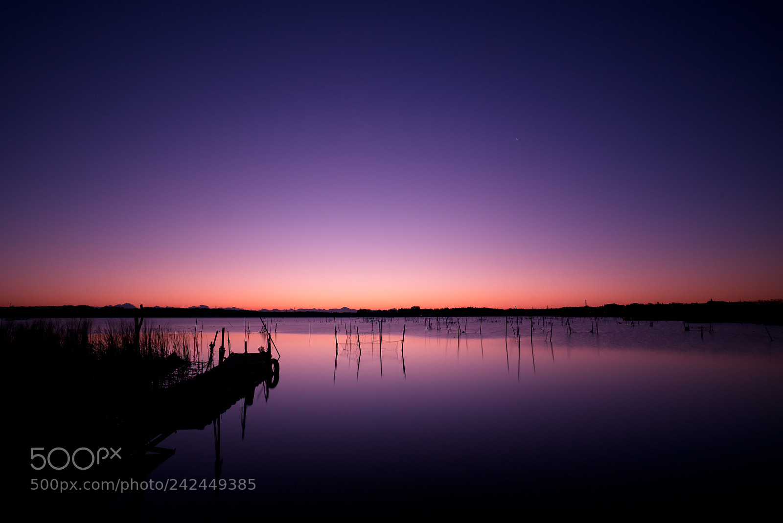 Sony a7S sample photo. Blue hour photography