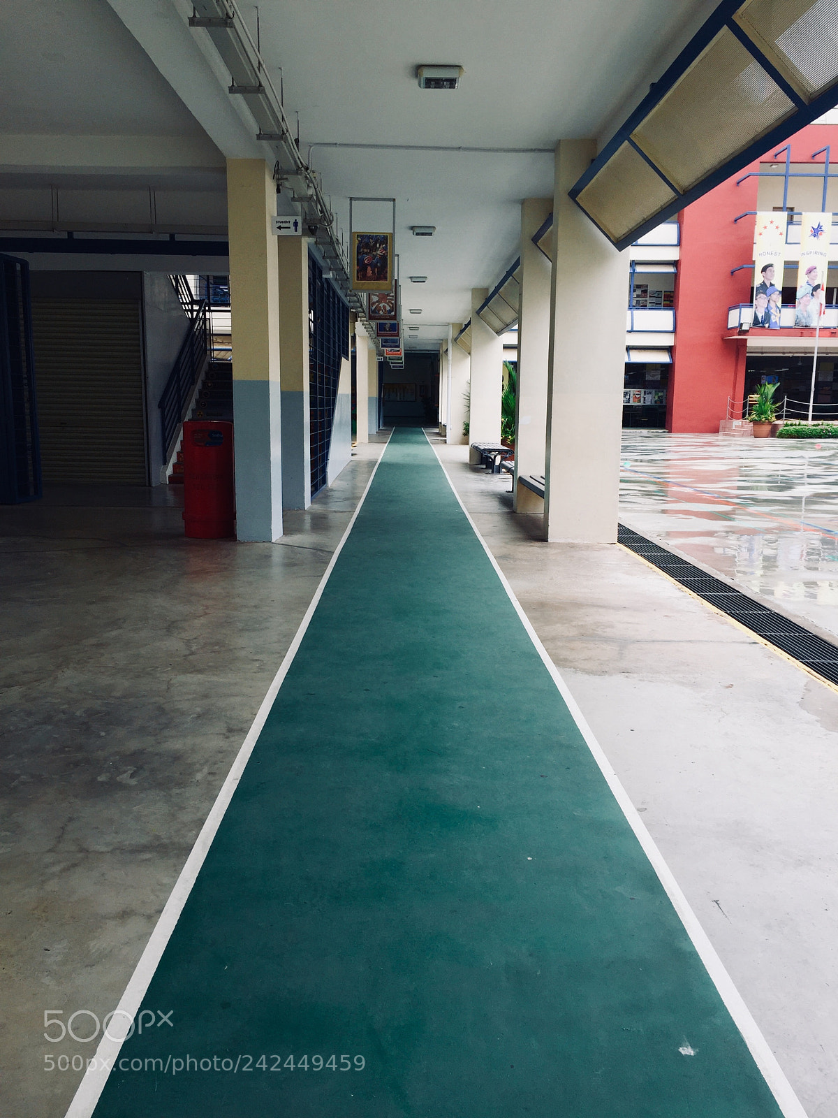 Apple iPhone 6 sample photo. School corridor :) photography