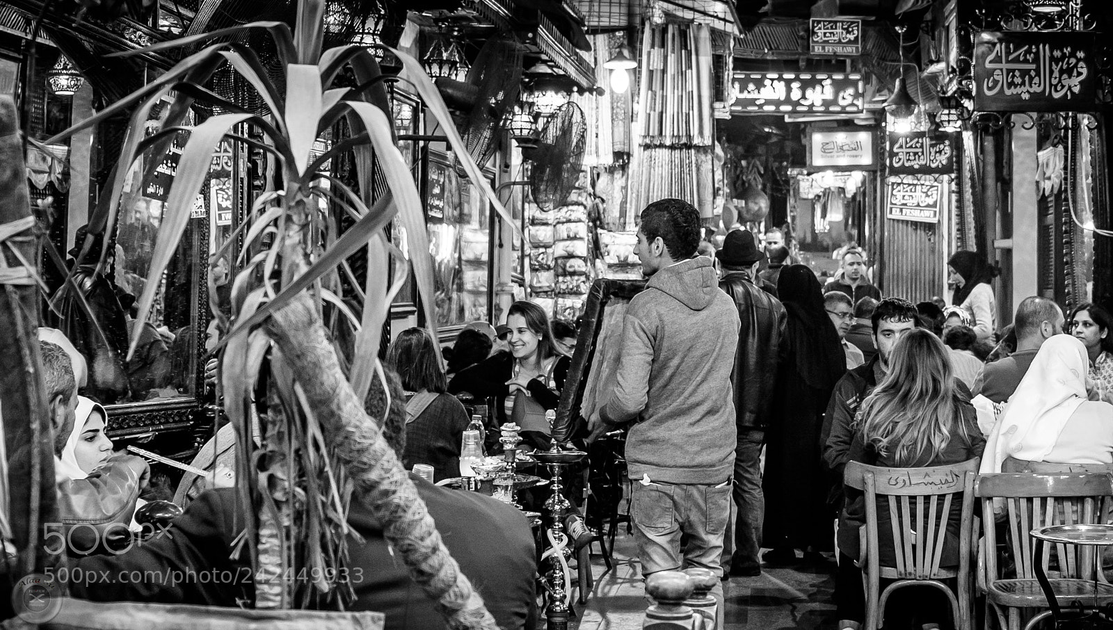 Fujifilm X-E2S sample photo. Al fishawy cafe photography