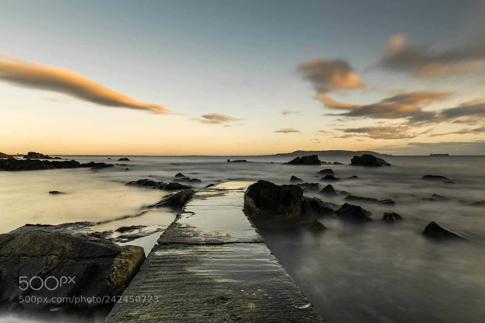 Nikon D810 sample photo. Morning sky over sandycove photography