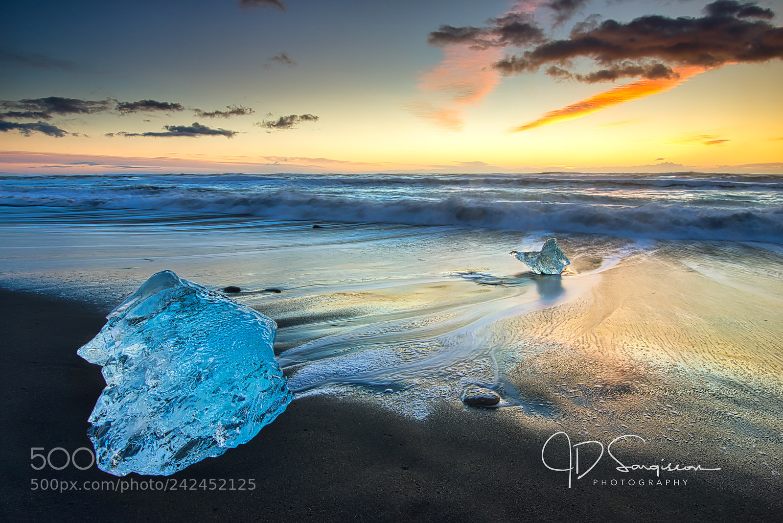 Nikon D800 sample photo. Diamond beach, iceland real photography