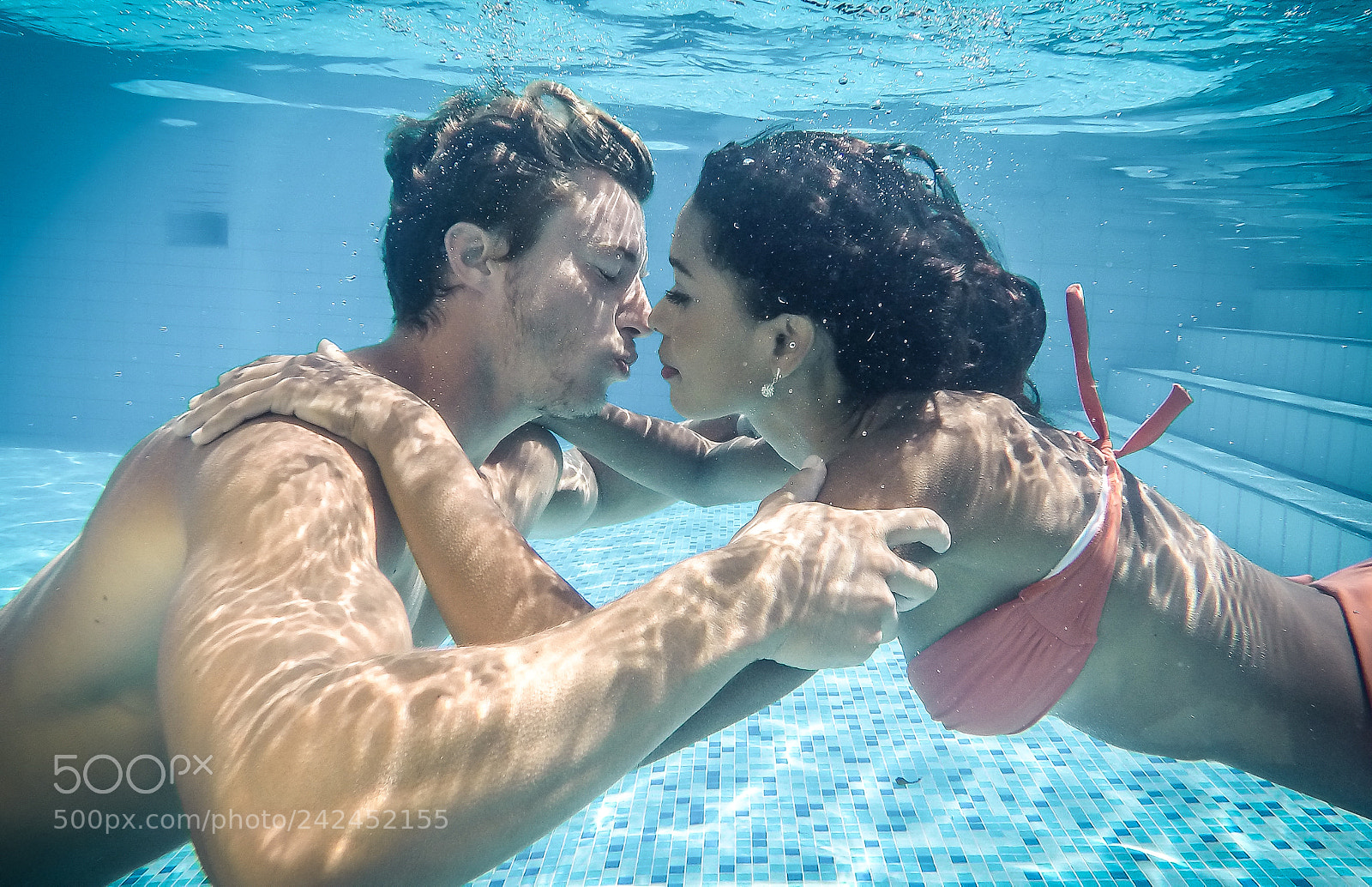 GoPro HERO4 Black sample photo. Happy couple underwater photography