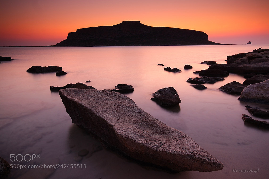 Canon EOS 50D sample photo. Gramvousa at dusk photography