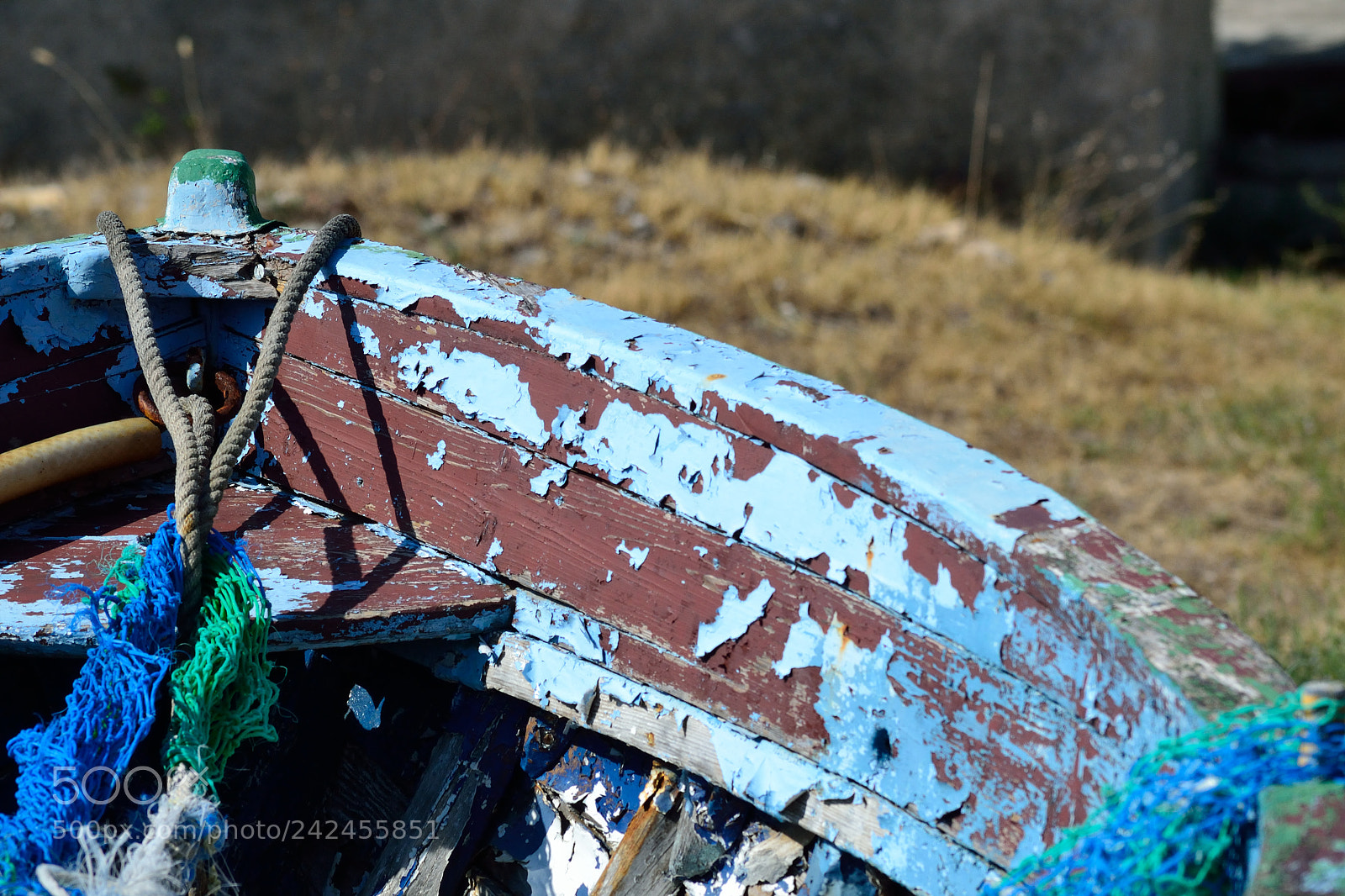 Nikon D3100 sample photo. Old boat photography