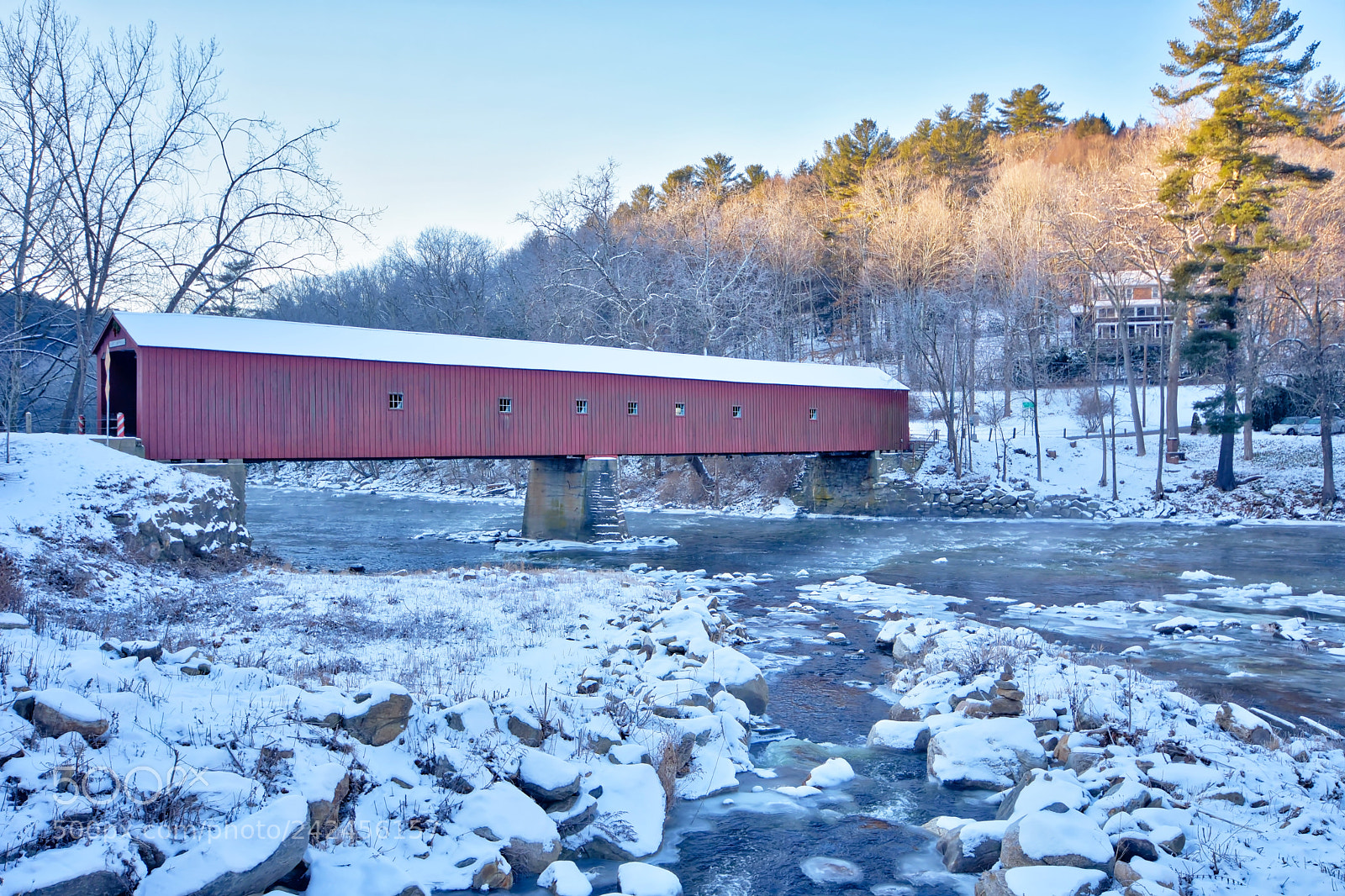 Nikon D7200 sample photo. Covered bridge photography